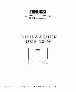 Zanussi Dishwasher DCS 12 W-page_pdf